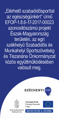 „Elérhető szabadidősporttal az egészségünkért” – EFOP-1.8.6-17-2017-00023 projekt az egri Szabadidős és Munkahelyi Sportszövetség és Tiszanána Önkormányzat együttműködésében. Széchenyi 2020 (új lapon nyílik meg)